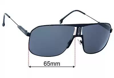 Carrera 1043/S Ersatzgläser 65mm wide 