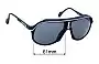 Sunglass Fix Replacement Lenses for Carrera 5544 - 61mm Wide 
