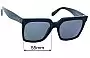 Sunglass Fix Lentes de Repuesto para Celine CL 4055IN - 55mm Wide 