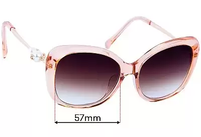 Chanel 5339H Ersatzgläser 57mm wide 