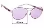 Sunglass Fix Replacement Lenses for Michael Kors MK5003 Cagliari - 60mm Wide 
