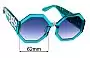 Sunglass Fix Verres de Remplacement pour Poppy Lissiman Stop Sign - 55mm Wide 