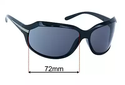 Prada SPR14G Ersatzgläser 72mm wide 