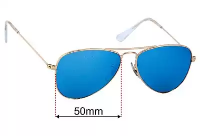 Ray-Ban RJ9506-S Lentes de Repuesto 50mm wide 