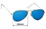 Sunglass Fix Replacement Lenses for Ray-Ban RJ9506-S - 50mm Wide 