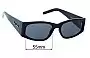 Sunglass Fix Replacement Lenses for Saint Laurent  SL 329 - 55mm Wide 
