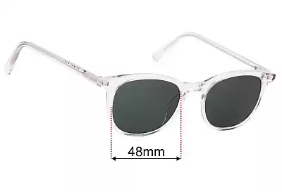 Warby Parker Durand Verres de Remplacement 48mm wide 
