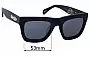 Sunglass Fix Replacement Lenses for Black Flys Scummy Bandito - 53mm Wide 