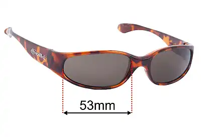 Bolle Orvet Replacement Lenses 53mm wide 
