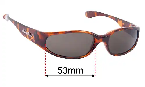 Bolle Orvet Lentilles de Remplacement 53mm wide 