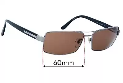 Bvlgari 544 Replacement Lenses 60mm wide 