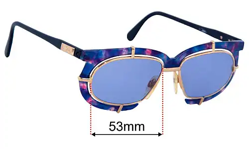 Cazal MOD 871  Replacement Lenses 53mm wide 