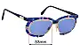 Sunglass Fix Replacement Lenses for Cazal MOD 871 - 53mm Wide 