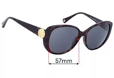 Coach HC8014A Sabrina Replacement Lenses 57mm wide 