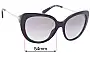 Sunglass Fix Verres de Remplacement pour Coach HC8253B Jessa - 54mm Wide 