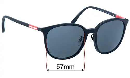 Emporio Armani EA4165D Lentilles de Remplacement 57mm wide 