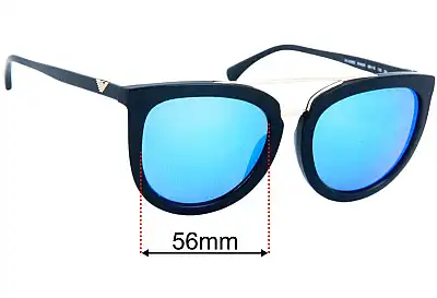 Emporio Armani EA4096D  Replacement Lenses 56mm wide 