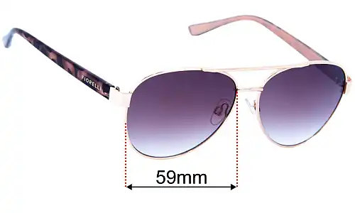 Fiorelli Cordelia Lentes de Repuesto 59mm wide 