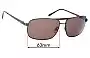 Sunglass Fix Replacement Lenses for Fish Stickleback - 63mm Wide 
