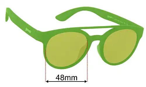 Goodr Need For Seed Replacement Lenses 48mm wide 