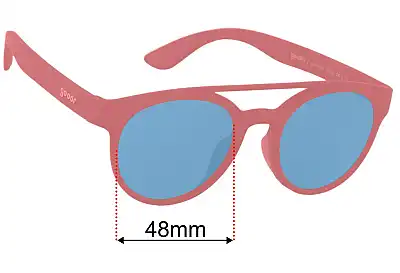 Goodr Stay Fly, Ornithologists Replacement Lenses 48mm wide 