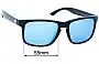 Sunglass Fix Ersatzgläser für Kypers  Coconut COC002 - 55mm Wide 