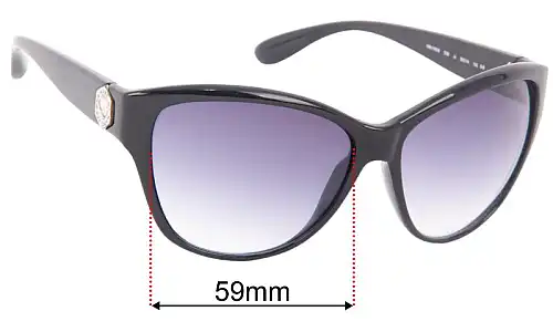 Marc by Marc Jacobs MMJ 185/S Replacement Lenses 59mm wide 