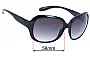 Sunglass Fix Replacement Lenses for Marc by Marc Jacobs MMJ 187/S - 58mm Wide 