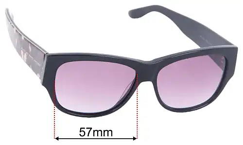 Marc by Marc Jacobs MMJ 295/S Replacement Lenses 57mm wide 