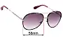 Sunglass Fix Replacement Lenses for Marc by Marc Jacobs MMJ 257/S - 58mm Wide 