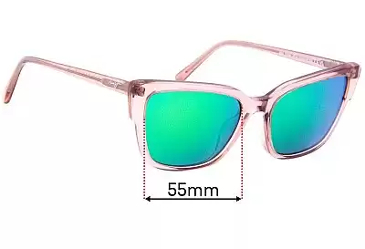 Maui Jim MJ884 Kou Replacement Lenses 55mm wide 