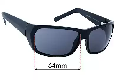 Maui Jim MJ265 Waimea Canyon Verres de Remplacement 64mm wide 
