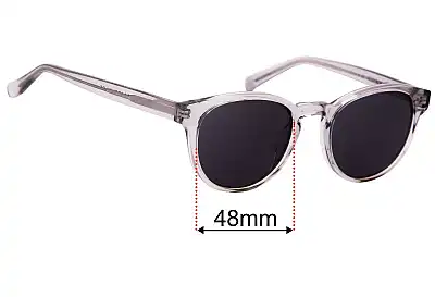 Oscar Wylee Alexi Replacement Lenses 48mm wide 