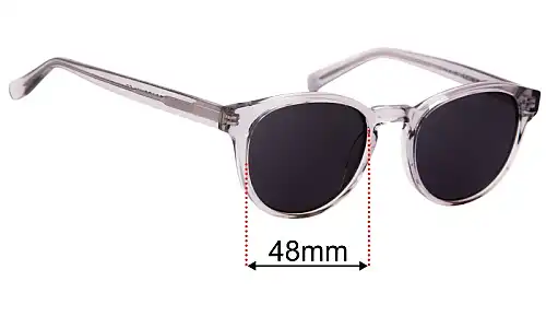 Oscar Wylee Alexi Replacement Lenses 48mm wide 
