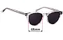 Sunglass Fix Replacement Lenses for Oscar Wylee Alexi - 48mm Wide 