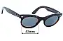 Sunglass Fix Replacement Lenses for Ray-Ban RB2242 Wayfarer Oval - 53mm Wide 