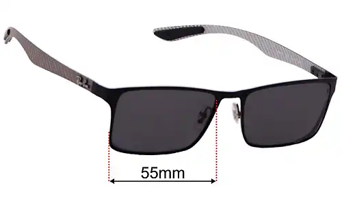Ray-Ban RB8415 Replacement Lenses 55mm wide 