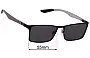 Sunglass Fix Replacement Lenses for Ray-Ban RB8415 - 55mm Wide 