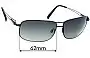 Sunglass Fix Replacement Lenses for Serengeti Sassari - 62mm Wide 