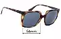 Sunglass Fix Replacement Lenses for Vogue VO5411-S - 54mm Wide 
