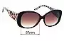 Sunglass Fix Replacement Lenses for Alex Perry AP Sun Rx 21 - 57mm Wide 