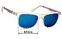 Sunglass Fix Lentes de Repuesto para Blenders Clear Wonder - 57mm Wide 
