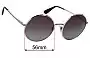 Sunglass Fix Replacement Lenses for Dolce & Gabbana DG2155 - 56mm Wide 