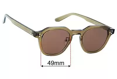 Evo T7243 Replacement Lenses 49mm wide 