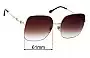 Sunglass Fix Replacement Lenses for Gucci GG0879S - 61mm Wide 
