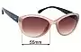 Sunglass Fix Lentes de Repuesto para Invu B2509 - 55mm Wide 