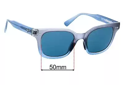 Maui Jim MJ822 Shore Break Verres de Remplacement 50mm wide 
