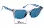 Sunglass Fix Ersatzgläser für Maui Jim MJ822 Shore Break - 50mm Wide 