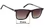 Sunglass Fix Ersatzgläser für Maui Jim MJ875 One Way - 55mm Wide 