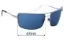 Sunglass Fix Replacement Lenses for Morrissey Charmer - 67mm Wide 